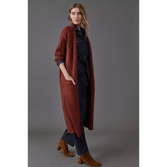 Anthropologie Leo & Viola Isla Marled Cardigan Size 2X. B24 - Picture 2 of 12